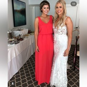 Show me your mumu bridesmaid dress - coral